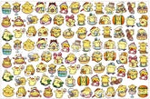 DIY Hand-drawn Pompompurin Acrylic Figurines Kit for Kids - Customizable Anime Characters